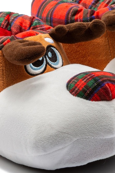  Dissy Upper Erkek Hayvanlı Panduf Bej-Kahverengi 36/41