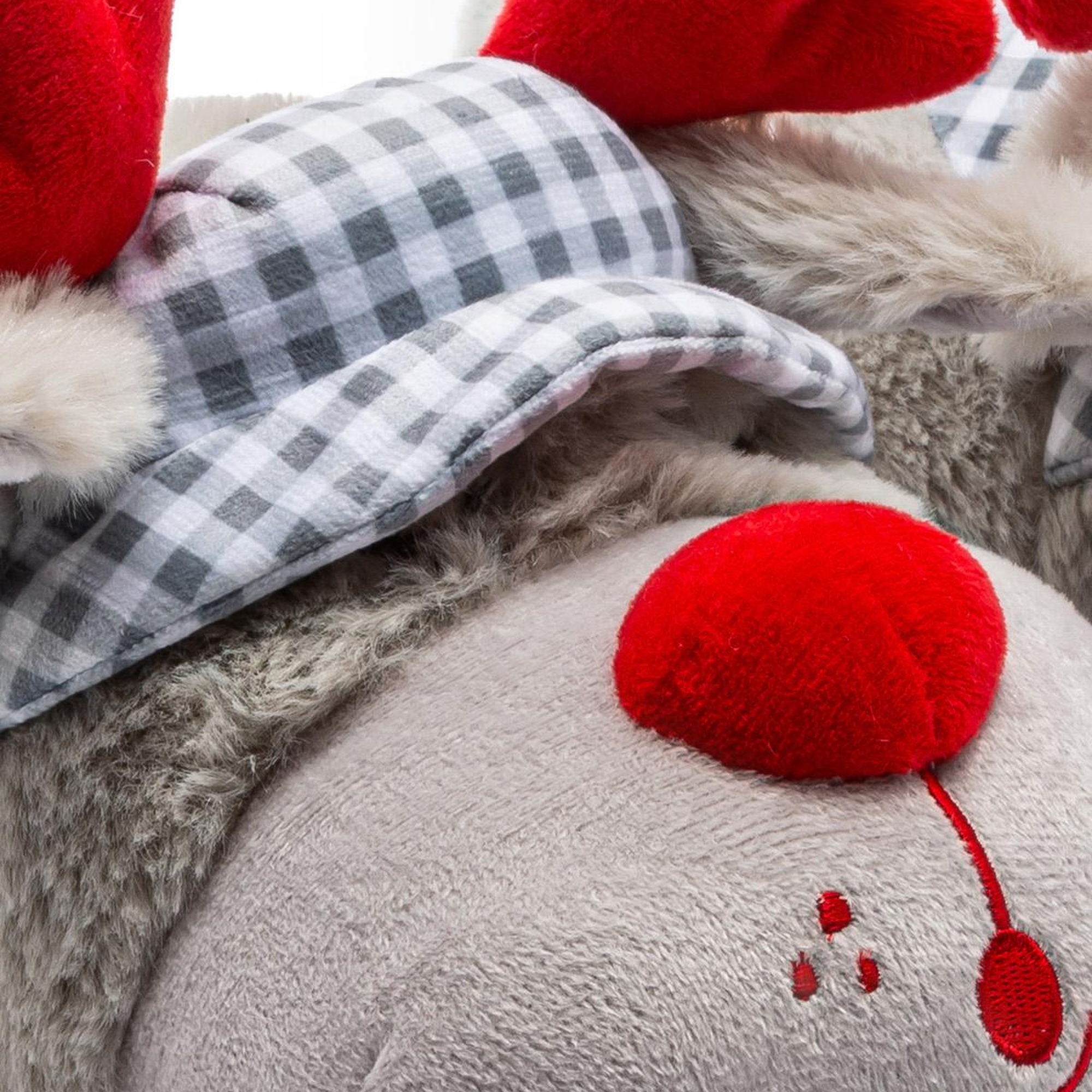 Kep Kadın Hayvanlı Panduf Gri 36/41