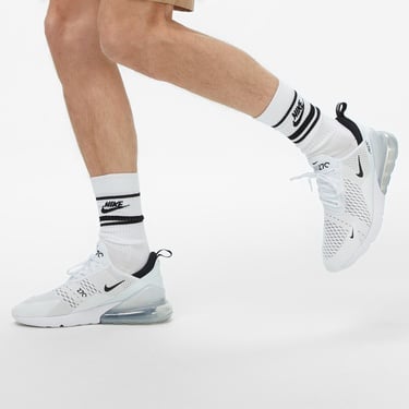 Nike Air Max 270 Erkek Beyaz Spor Ayakkabı