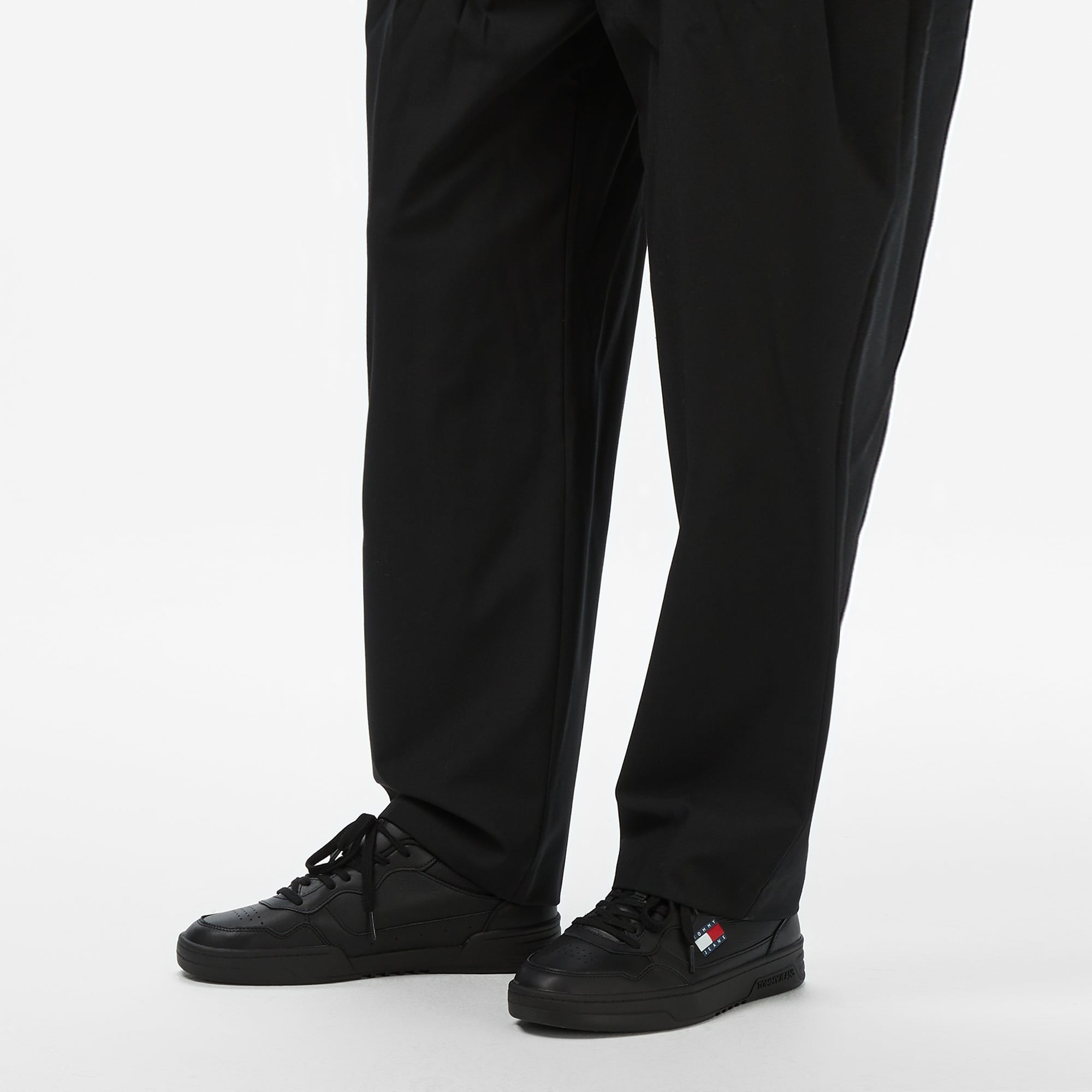 Tommy Hilfiger Cupsole Erkek Siyah Sneaker