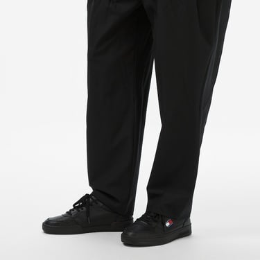  Tommy Hilfiger Cupsole Erkek Siyah Sneaker