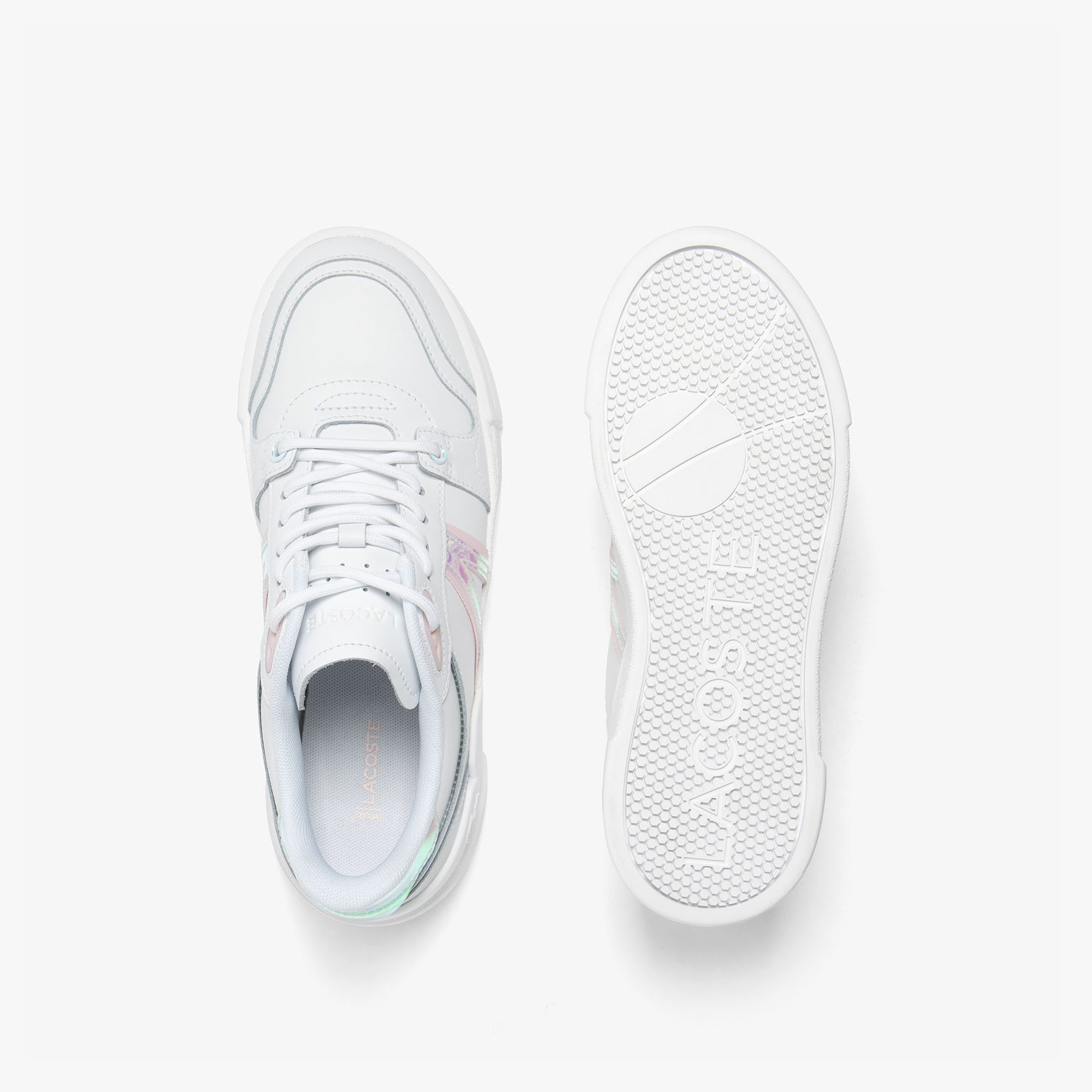  Lacoste L002 Evo Kadın Beyaz Sneaker