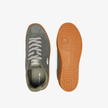  Lacoste Baseshot Erkek Haki Sneaker
