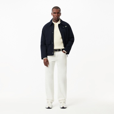  Lacoste Erkek Çift Taraflı Deri  Siyah Kemer