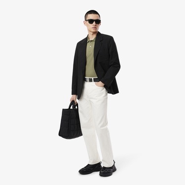  Lacoste Casual Erkek Siyah Kemer