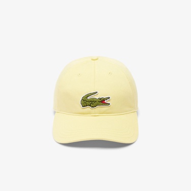  Unisex Baskılı Sarı Şapka