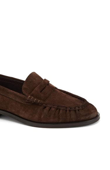  Divarese Kadın Acı Kahve Deri Loafer