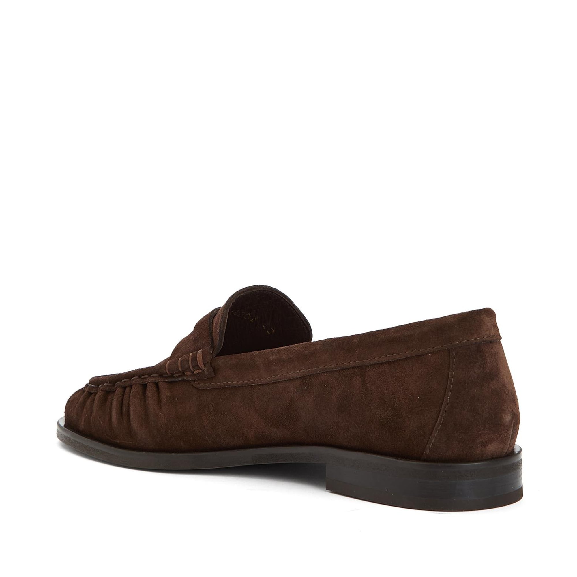 Divarese Kadın Acı Kahve Deri Loafer