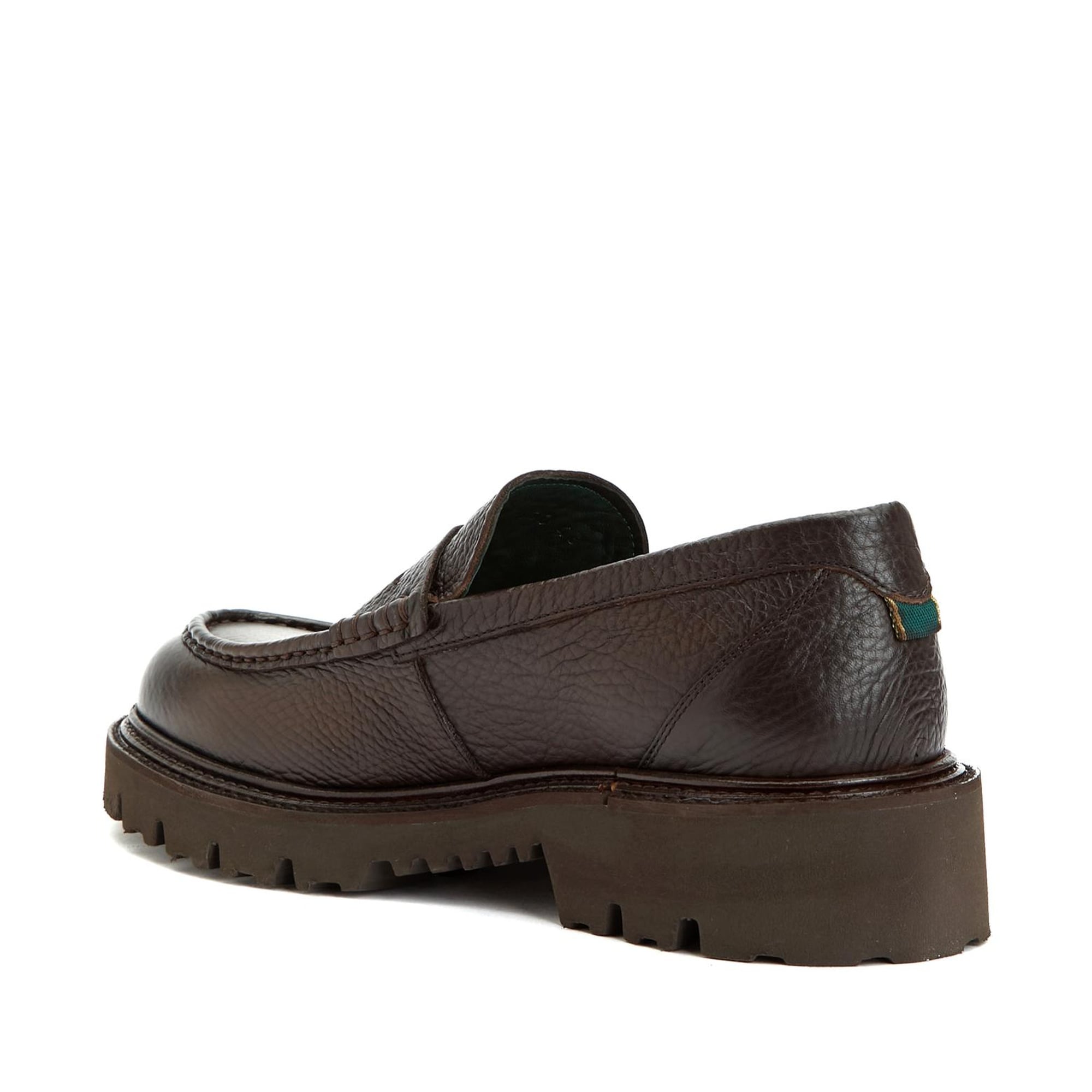 George Hogg Erkek Kahverengi Deri Loafer