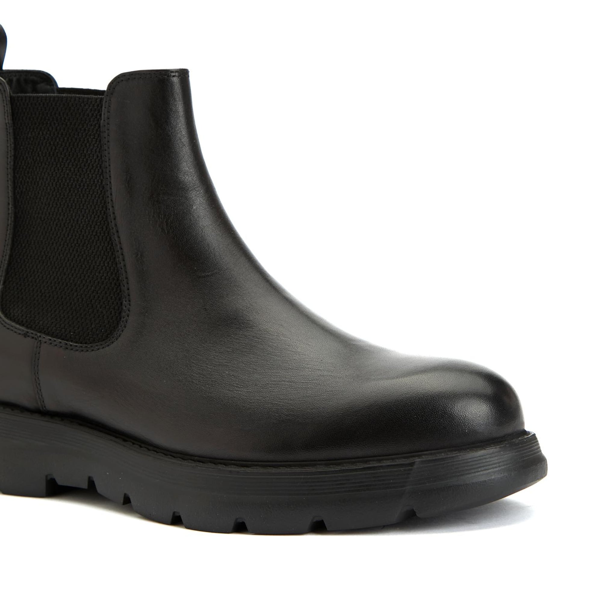 Divarese Erkek Siyah Deri Bot