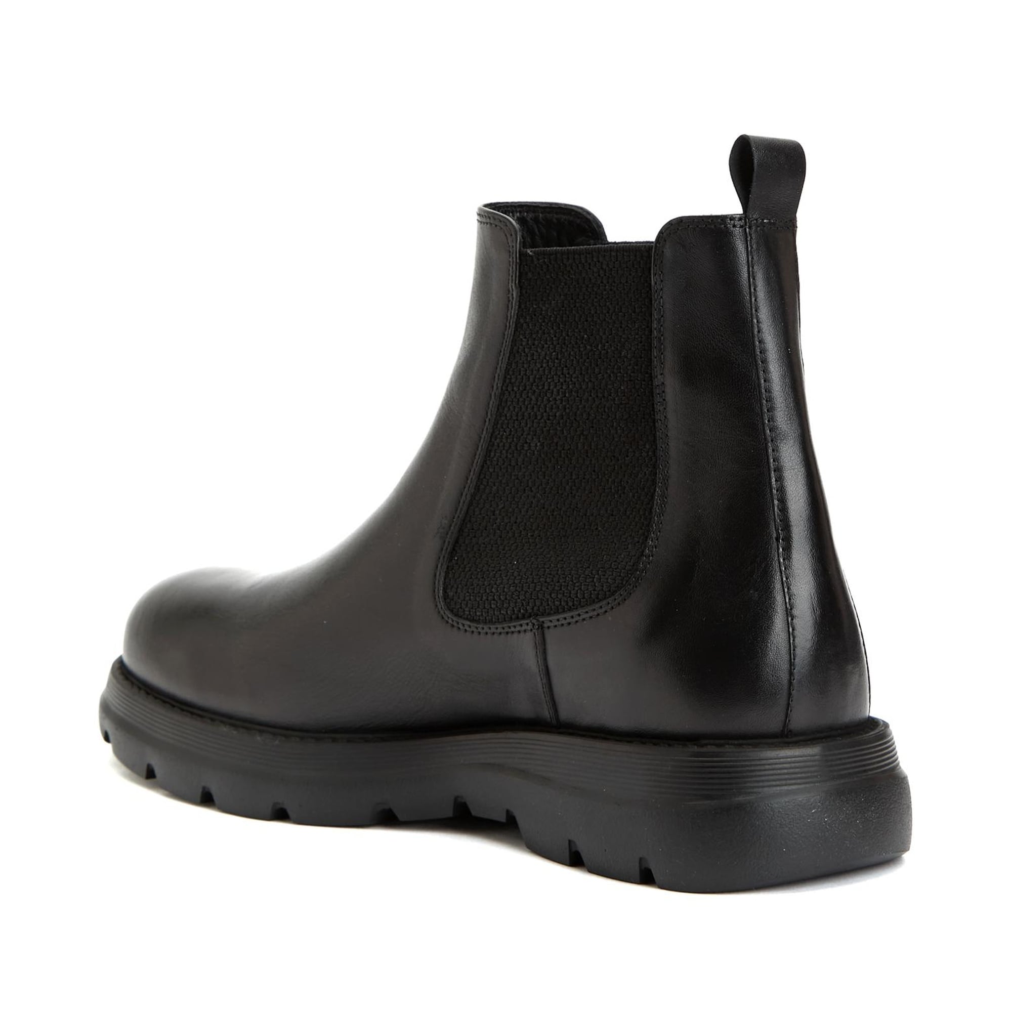 Divarese Erkek Siyah Deri Bot