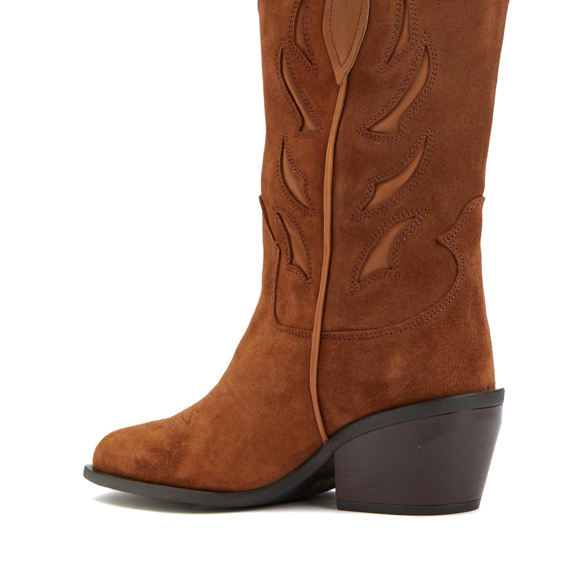 Divarese Kadın Taba Kovboy Çizme