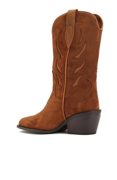  Divarese Kadın Taba Kovboy Çizme