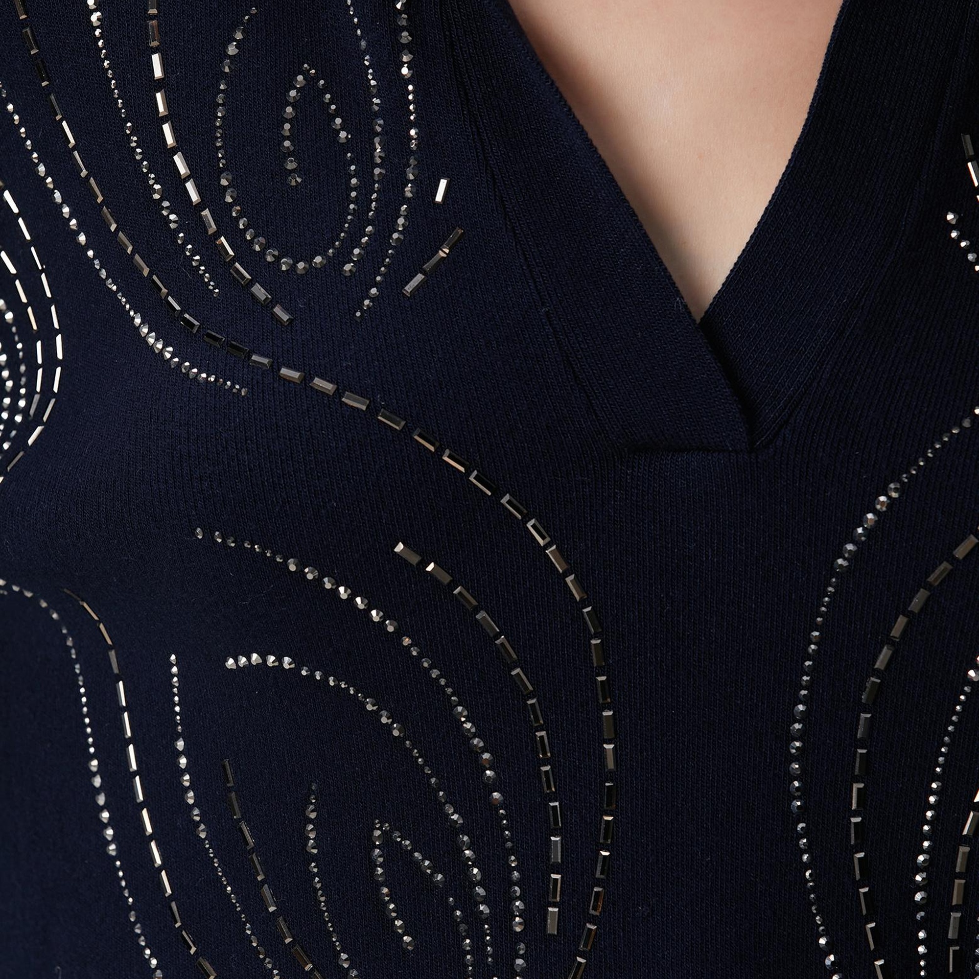 Network Kadın Koyu Lacivert Kazak