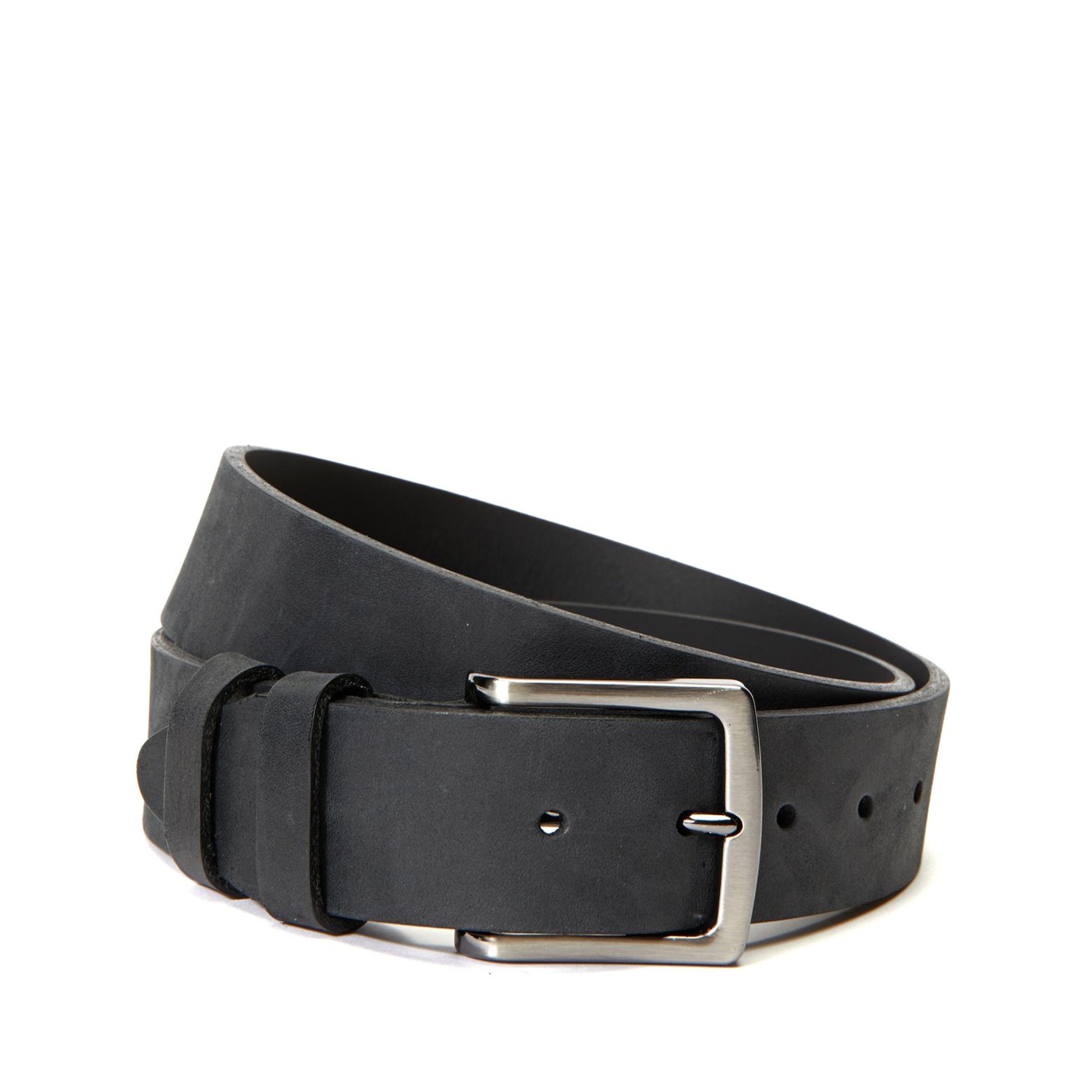 Network Erkek Siyah Deri Kemer