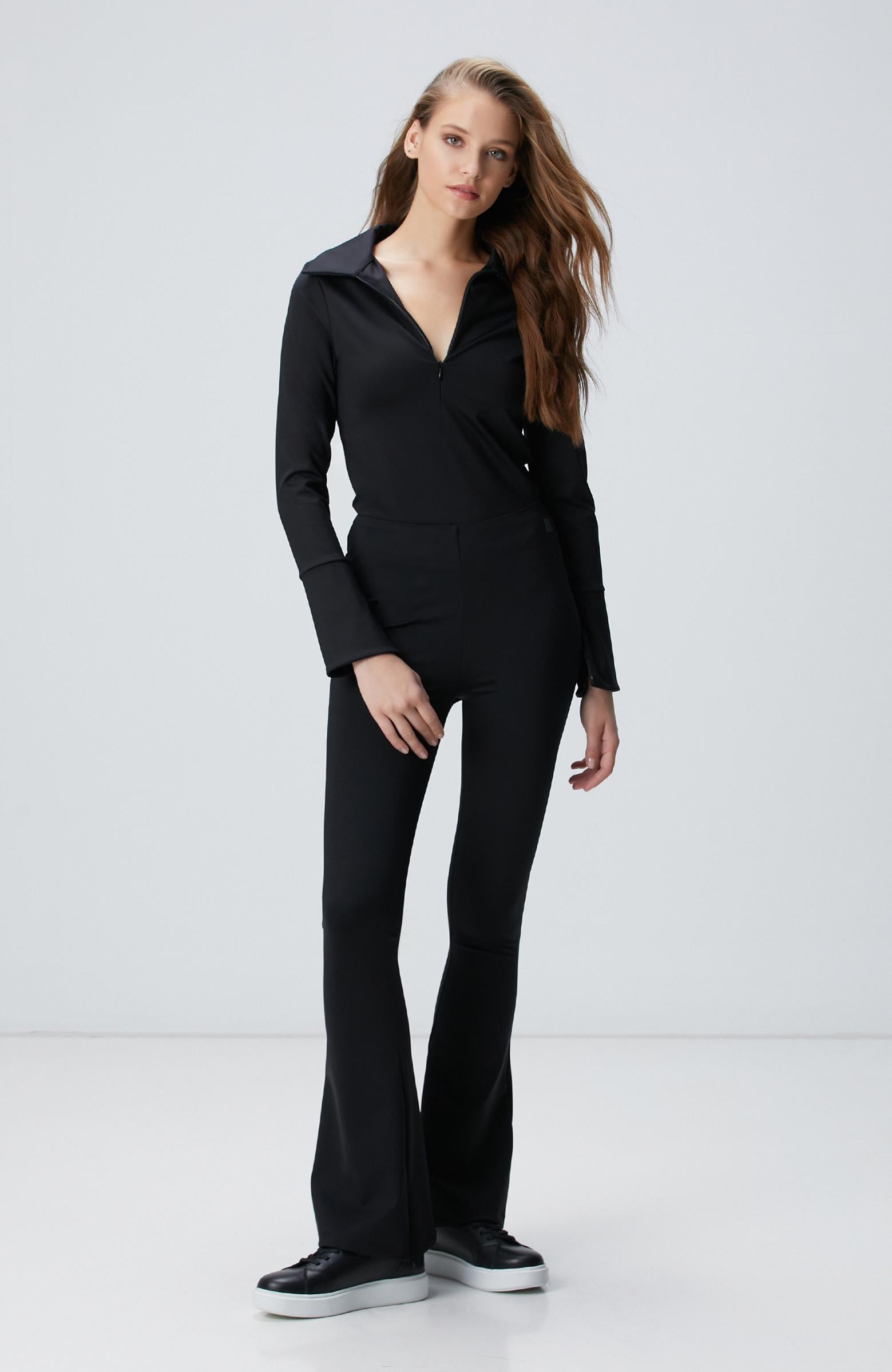  Network Kadın Siyah N-Tech Flare Kalıp Eşofman