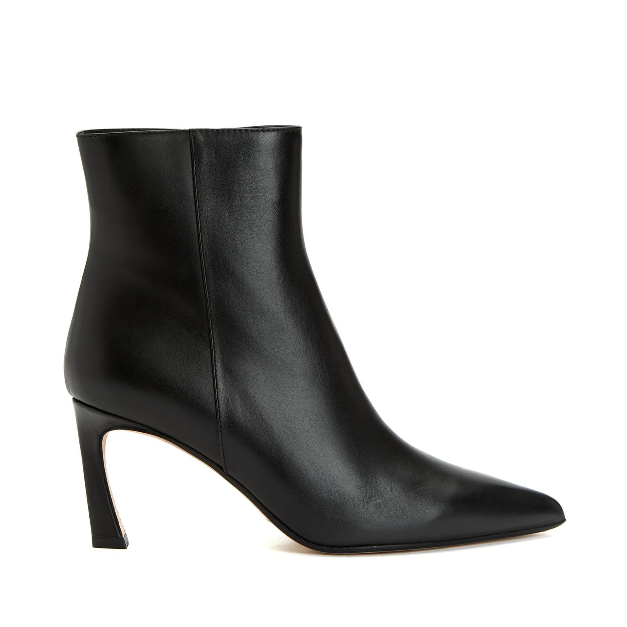 Network Kadın Siyah Aksesuar Detaylı Deri Bot