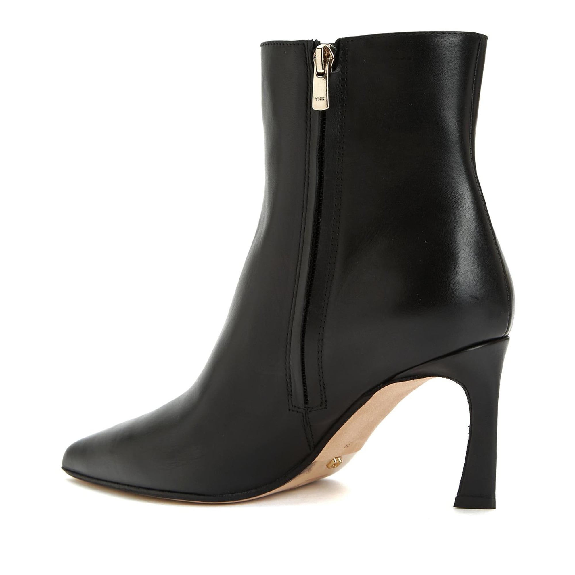 Network Kadın Siyah Aksesuar Detaylı Deri Bot