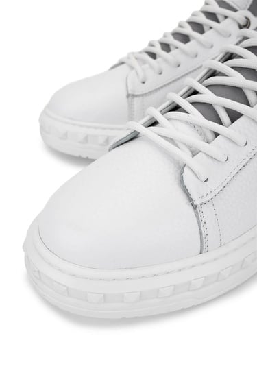  Tamer Tanca Erkek Beyaz Deri Sneakers & Spor Ayakkabı
