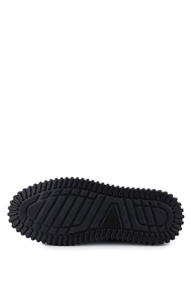  Tamer Tanca Erkek Siyah Deri Sneakers & Spor Ayakkabı