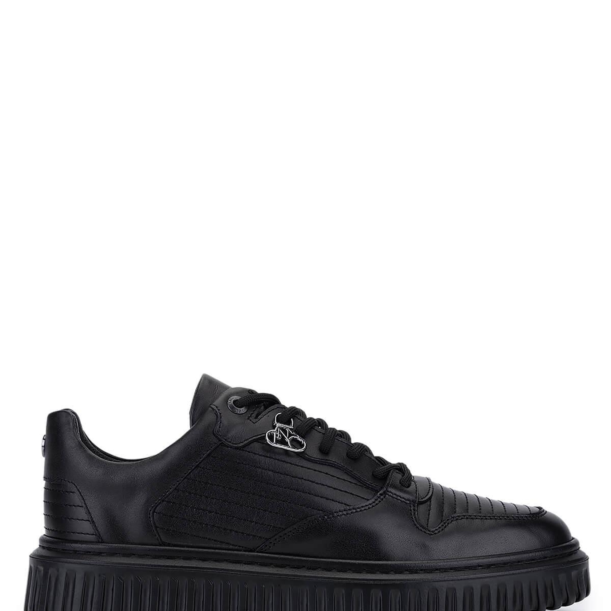 Tamer Tanca Erkek Siyah Deri Sneakers & Spor Ayakkabı