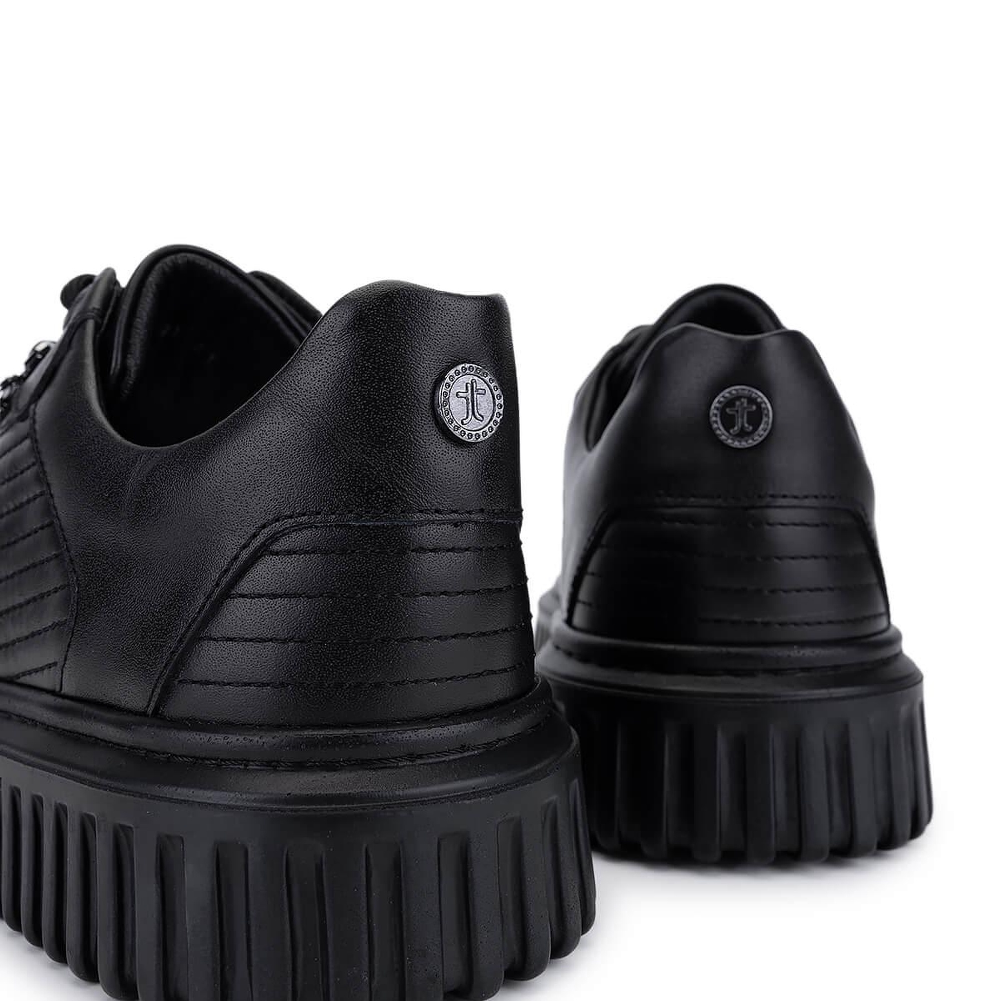 Tamer Tanca Erkek Siyah Deri Sneakers & Spor Ayakkabı