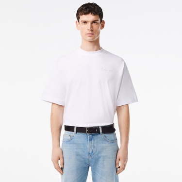  Lacoste Elegance Erkek Deri Kahverengi Kemer