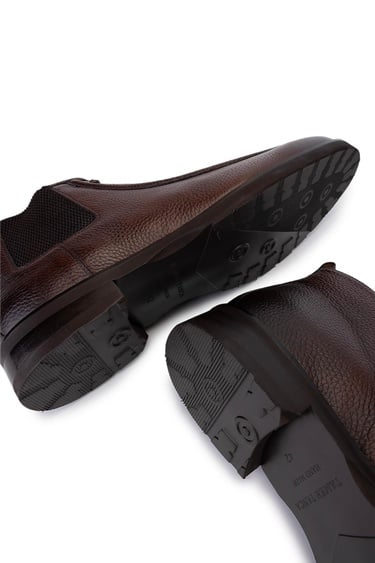  Tamer Tanca Erkek Hakiki Deri Taba Klasik Bot