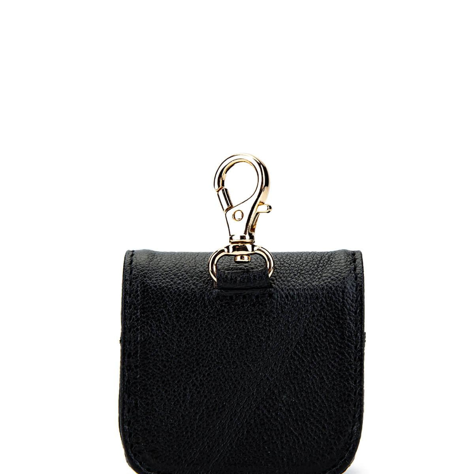 Tamer Tanca Unisex Hakiki Deri Siyah Havyar Airpodsluk Cuzdan