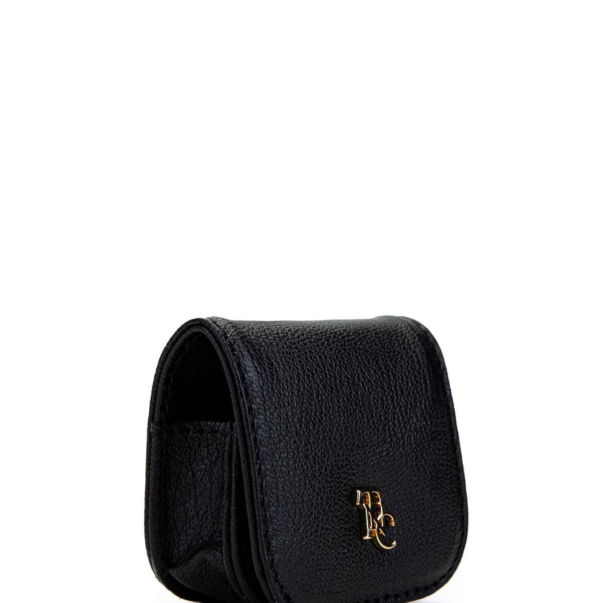 Tamer Tanca Unisex Hakiki Deri Siyah Havyar Airpodsluk Cuzdan