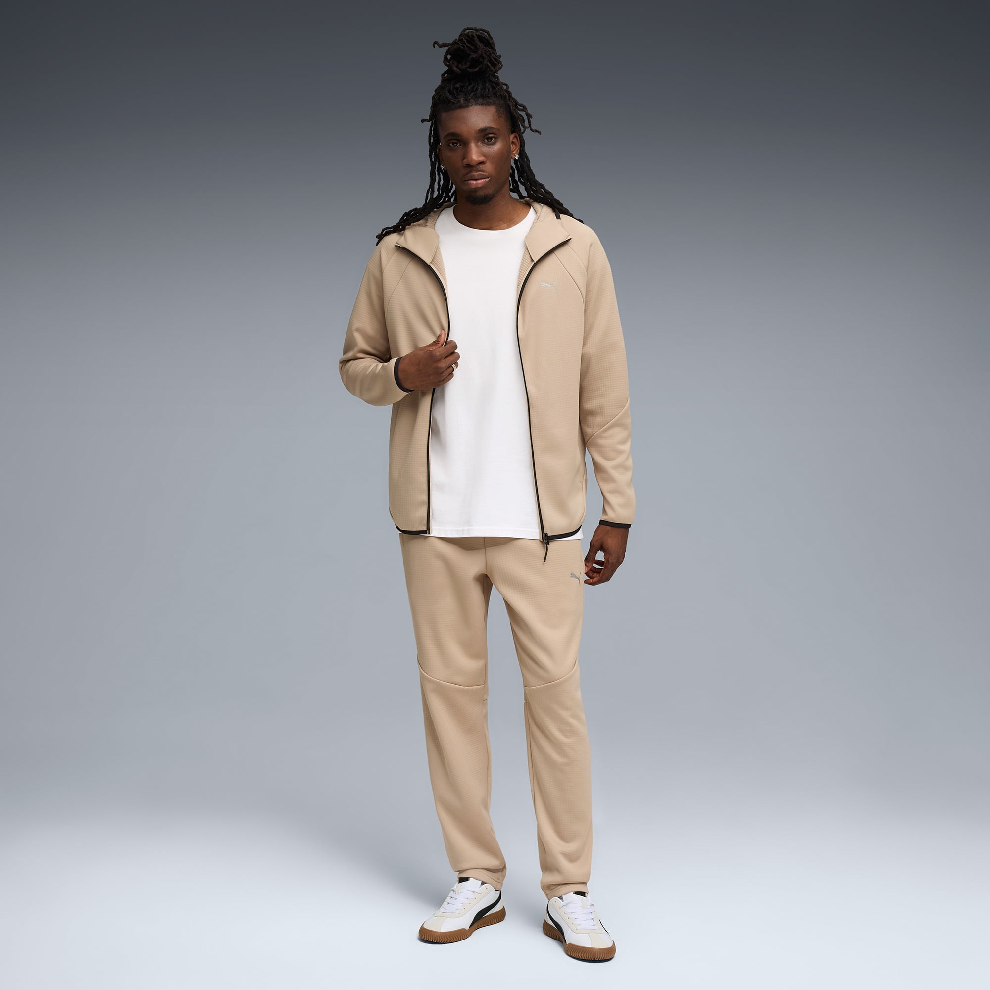  Puma Evostripe Warm Erkek Krem Eşofman Altı