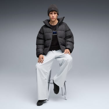  Puma Synthetic Puffer Erkek Gri Ceket