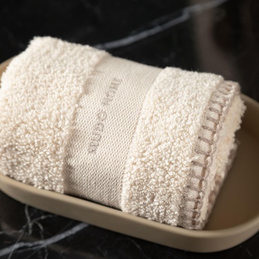  MUDO HOME KREM YÜZ HAVLUSU 50X80