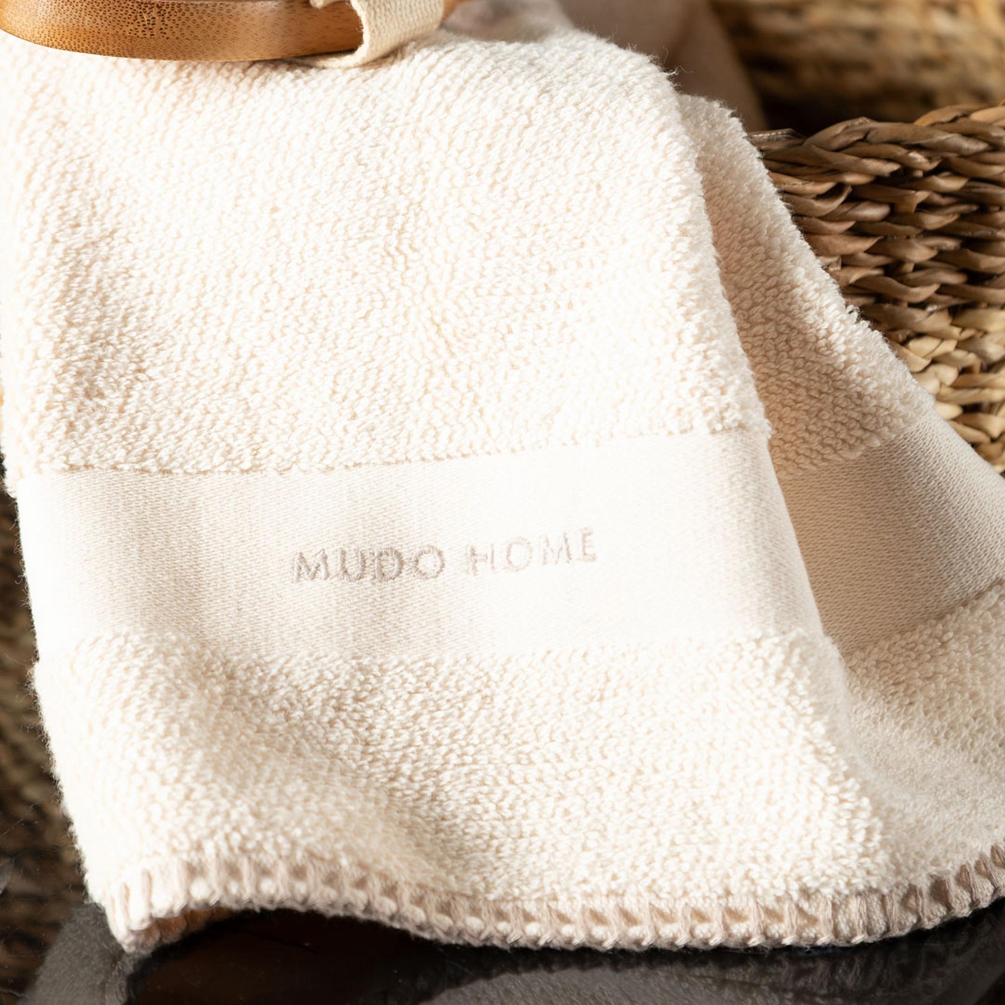 MUDO HOME KREM YÜZ HAVLUSU 50X80