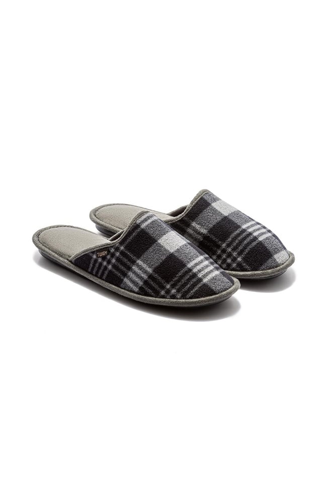  David Polar Erkek Ev Terliği Gri/Siyah 41/46