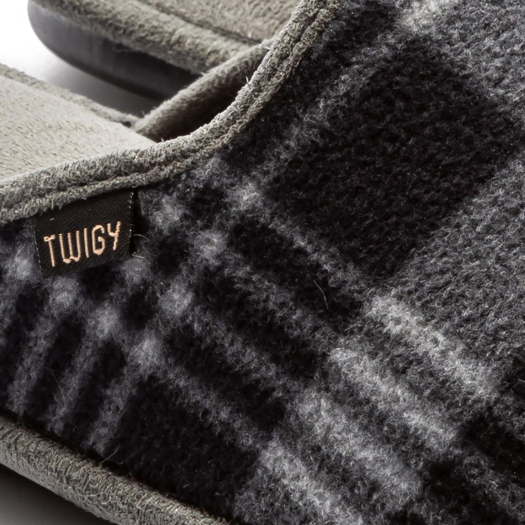 David Polar Erkek Ev Terliği Gri/Siyah 41/46