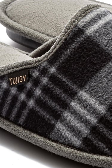  David Polar Erkek Ev Terliği Gri/Siyah 41/46