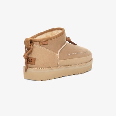  UGG Ultra Mini Crafted Regenerate Kadın Bej Bot