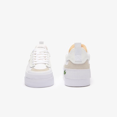  Lacoste L004 Platform Kadın Beyaz Sneaker