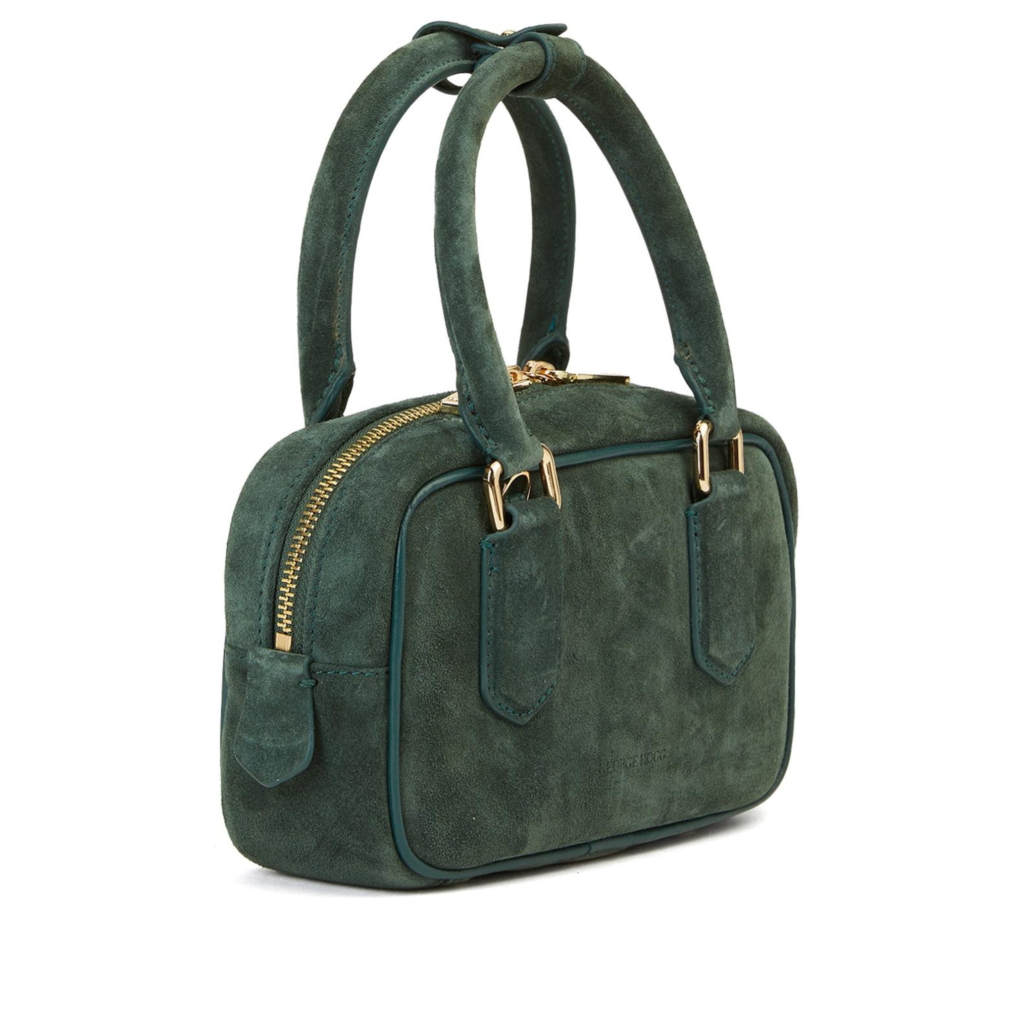 George Hogg Kadın Yeşil Süet Çanta