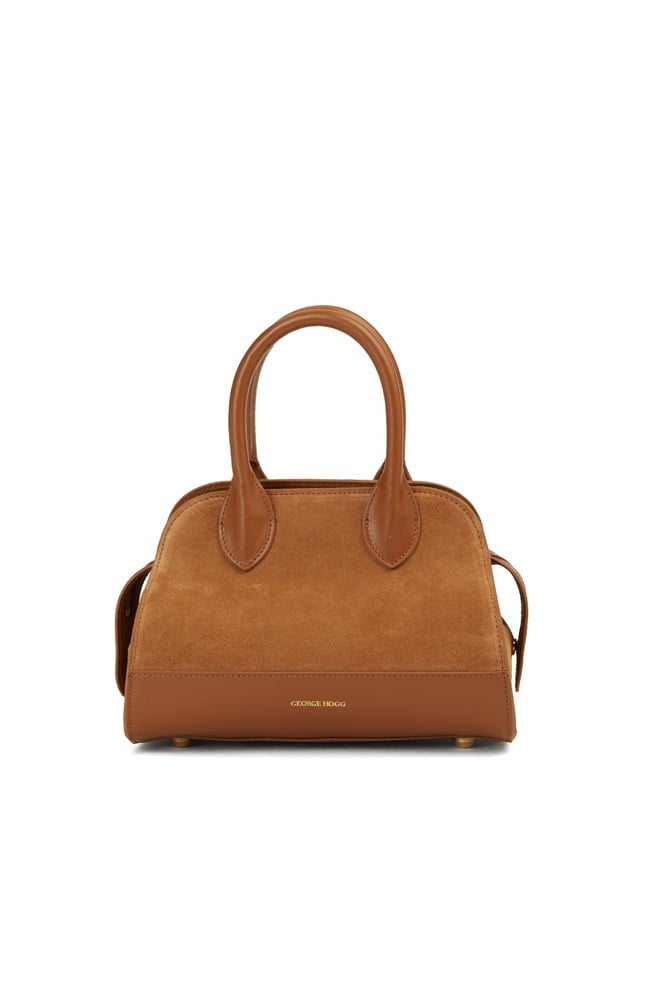  George Hogg Kadın Taba Süet Çanta