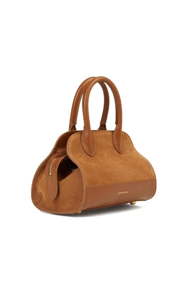  George Hogg Kadın Taba Süet Çanta
