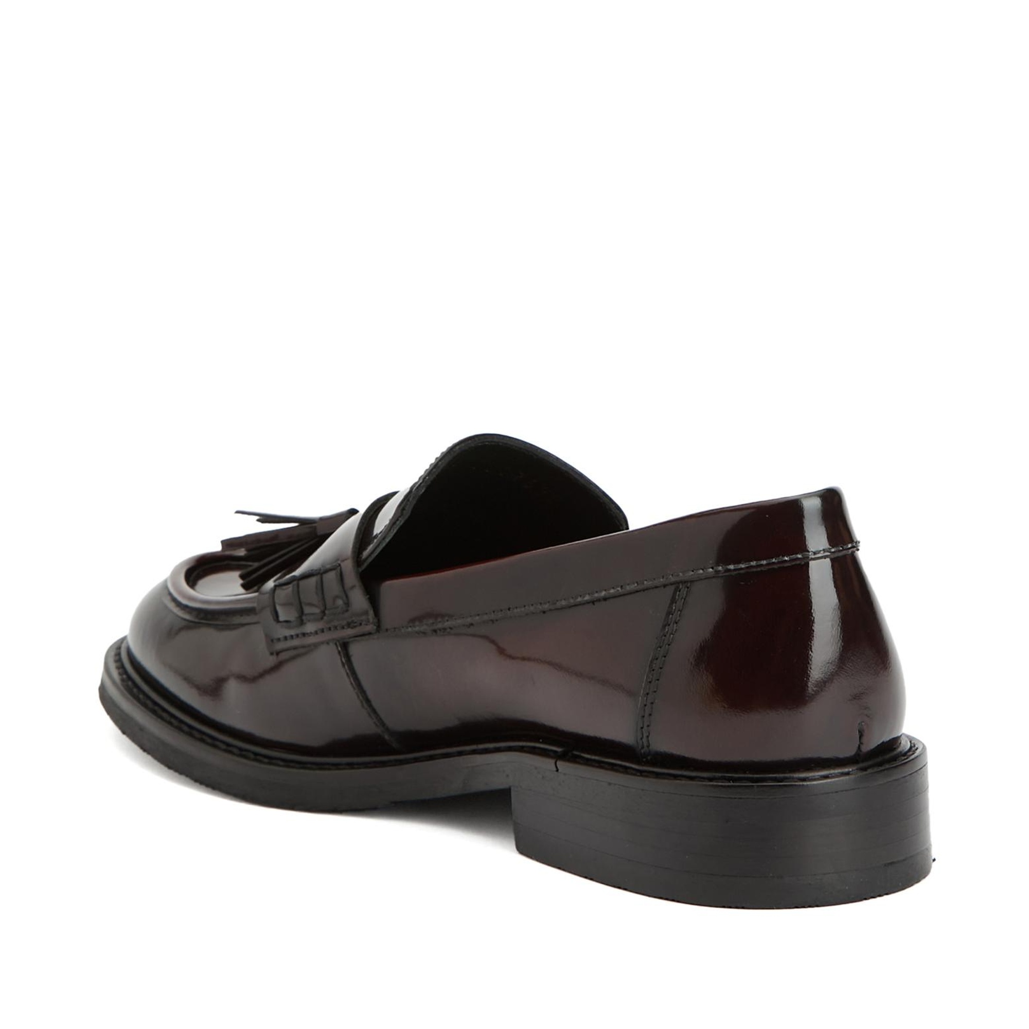 George Hogg Kadın Vişne Deri Loafer