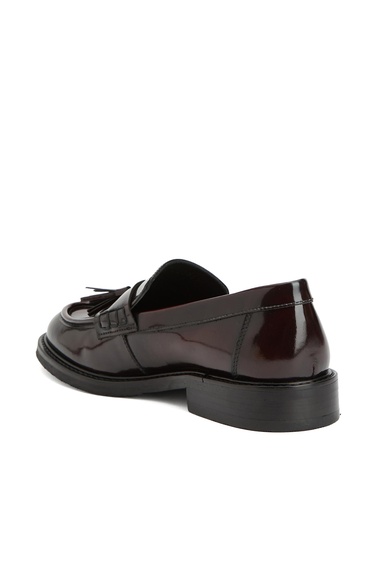  George Hogg Kadın Vişne Deri Loafer