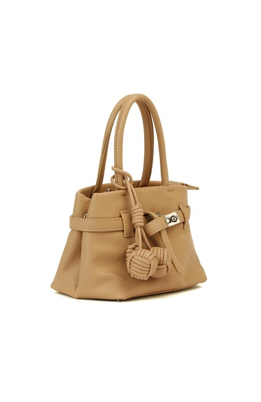  Divarese Kadın Camel Baskılı Çanta