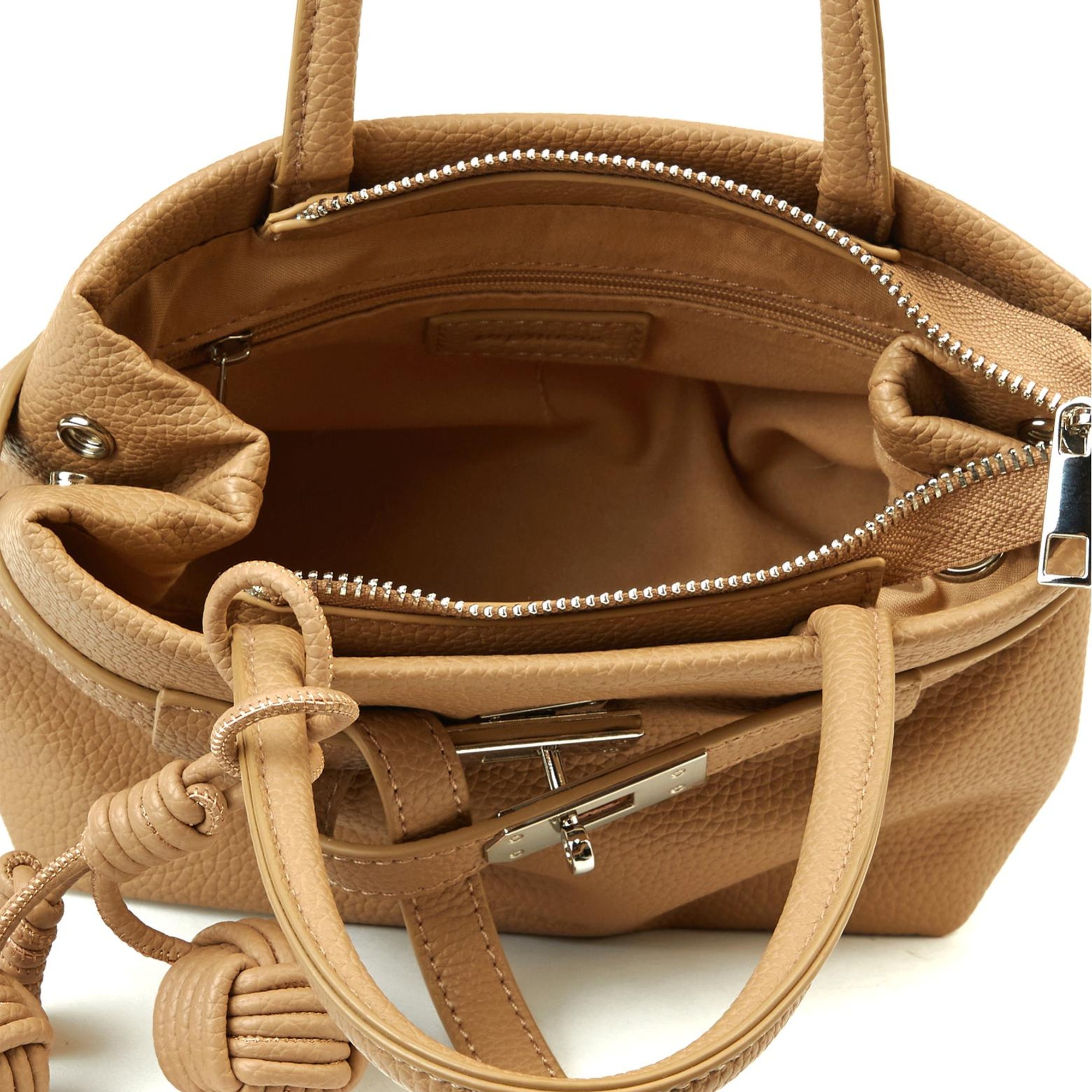 Divarese Kadın Camel Baskılı Küçük Çanta