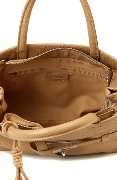  Divarese Kadın Camel Baskılı Çanta