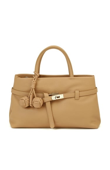  Divarese Kadın Camel Baskılı Çanta