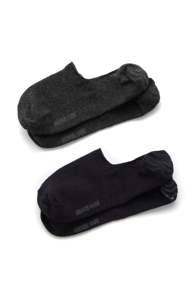  George Hogg Erkek Lacivert Antrasit 2li Bambu Çorap Seti