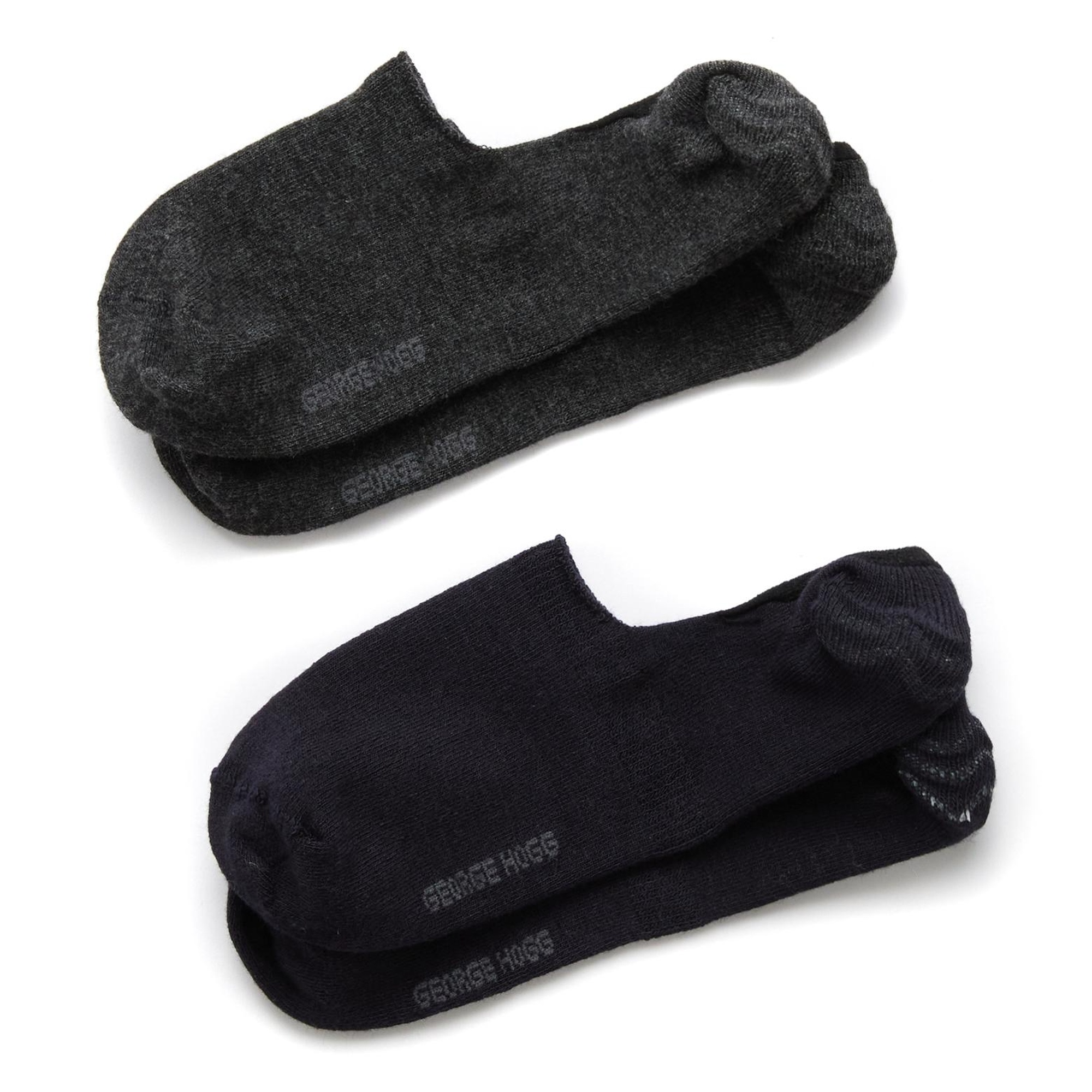 George Hogg Erkek Lacivert Antrasit 2li Bambu Çorap Seti
